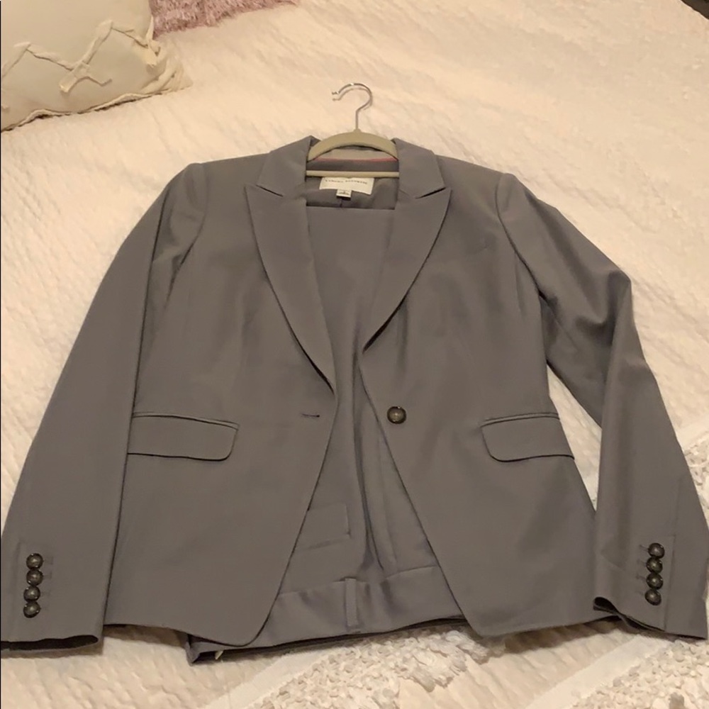 BR Gray Suit - Pants NWT, Blazer worn once no tag